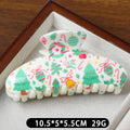 Sweet Santa Claus Print Hair Claws 6W6HCP1697