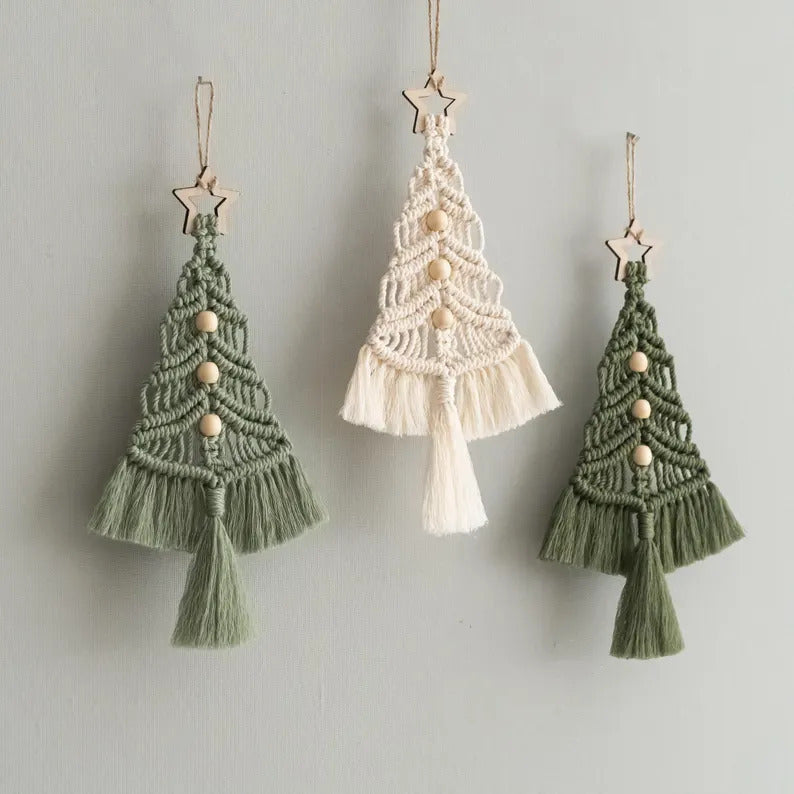 Simple Handmade Christmas Tree Hanging Ornament DP25G776