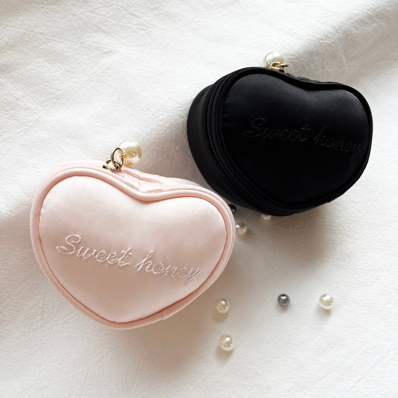 Cute Letter Embroidered Jewelry Case DP25B913