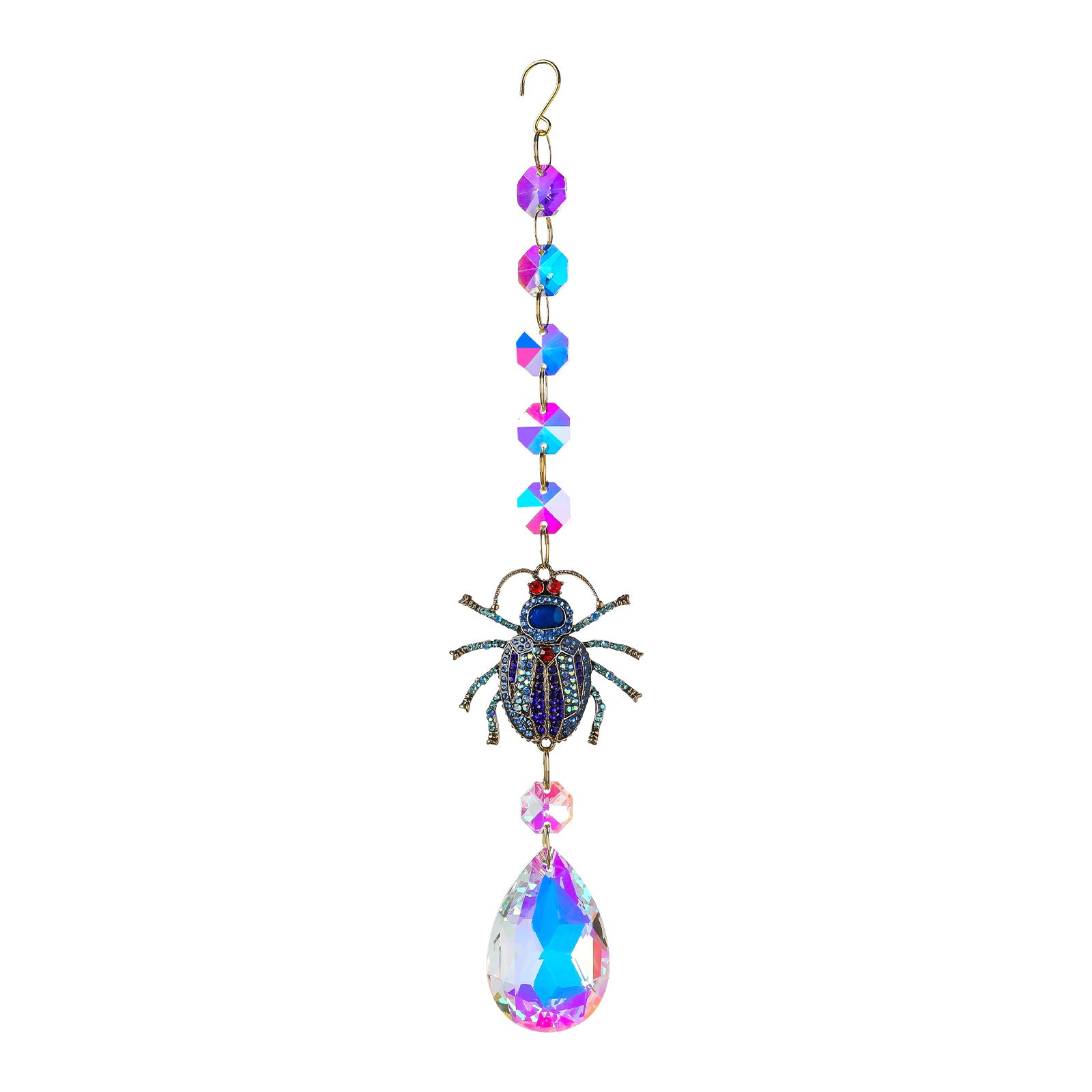 Halloween Jeweled Spider Crystal Suncatcher 6H7HLS140