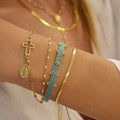 Handmade Seed Bead Braided Adjustable Bracelet 6W6JBR475