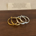 Large Circle Hoop Earrings - DippedShop Wholesale - #0339