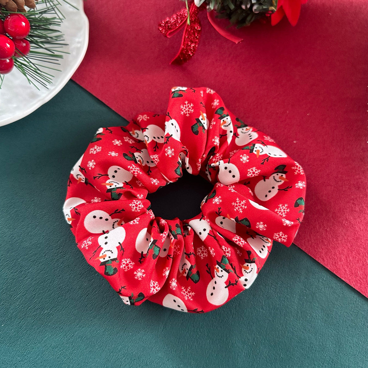 Christmas Tree Hair Scrunchies - DippedShop Wholesale - #6275