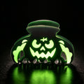 Luminous Ghost Halloween Pumpkin Hair Claw 6W6HCP1312