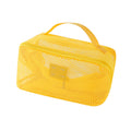 Simple Solid Color Mesh Hollow Makeup Bag MK2BW6S10BOB105