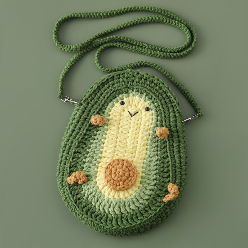 Crochet Elephant Crossbody Bag - DippedShop Wholesale - #7315