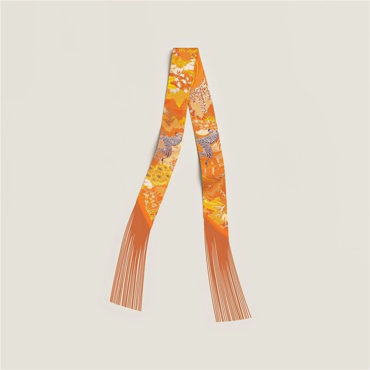 Color Block Silk Scarf - DippedShop Wholesale - #9235