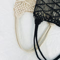 Solid Color Hand Woven Hollow Tote Bag 8CW6BBG530L