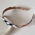 Vintage Plaid Print Non Slip Thin Headband MK2PIM6W6HBD72