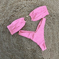 Strapless Triangle Bikini - DippedShop Wholesale - #4163