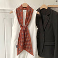 Reversible Faux Silk Scarf - DippedShop Wholesale - #8819