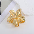 Fashion Gold Plated Plumeria Flower Hair Clip MK2MBEP6W6HCP368