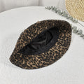 Vintage Distressed Foldable Leopard Print Bucket Hat 8BK6HAT175L