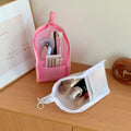 Simple Mesh Solid Color Travel Toiletry Bag MK2BW6S10BOB111