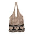 Casual Heart Knitted Hollow Out Shoulder Bag 6W10BBG1794
