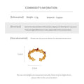 Minimalist Gold Plated Butterfly Enamel Open Ring 6W6JRG368