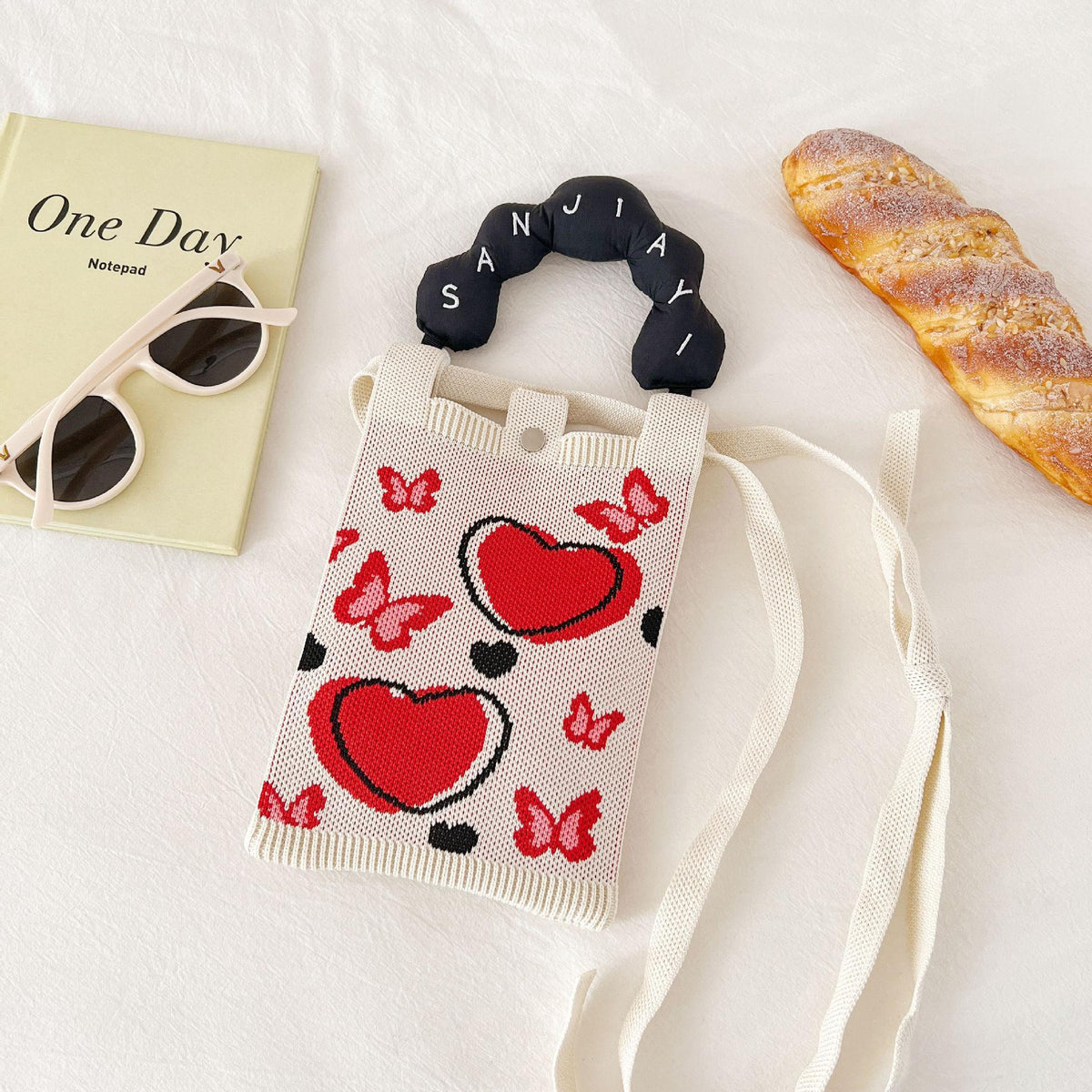 Sweet Mini Knit Portable Crossbody - DippedShop Wholesale - #0515