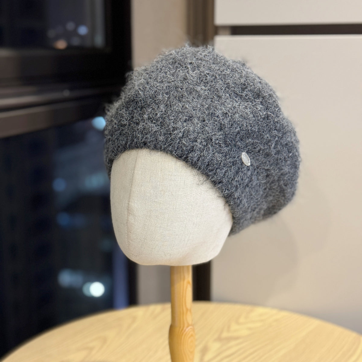 Mohair Knit Beret Hat - DippedShop Wholesale - #6163