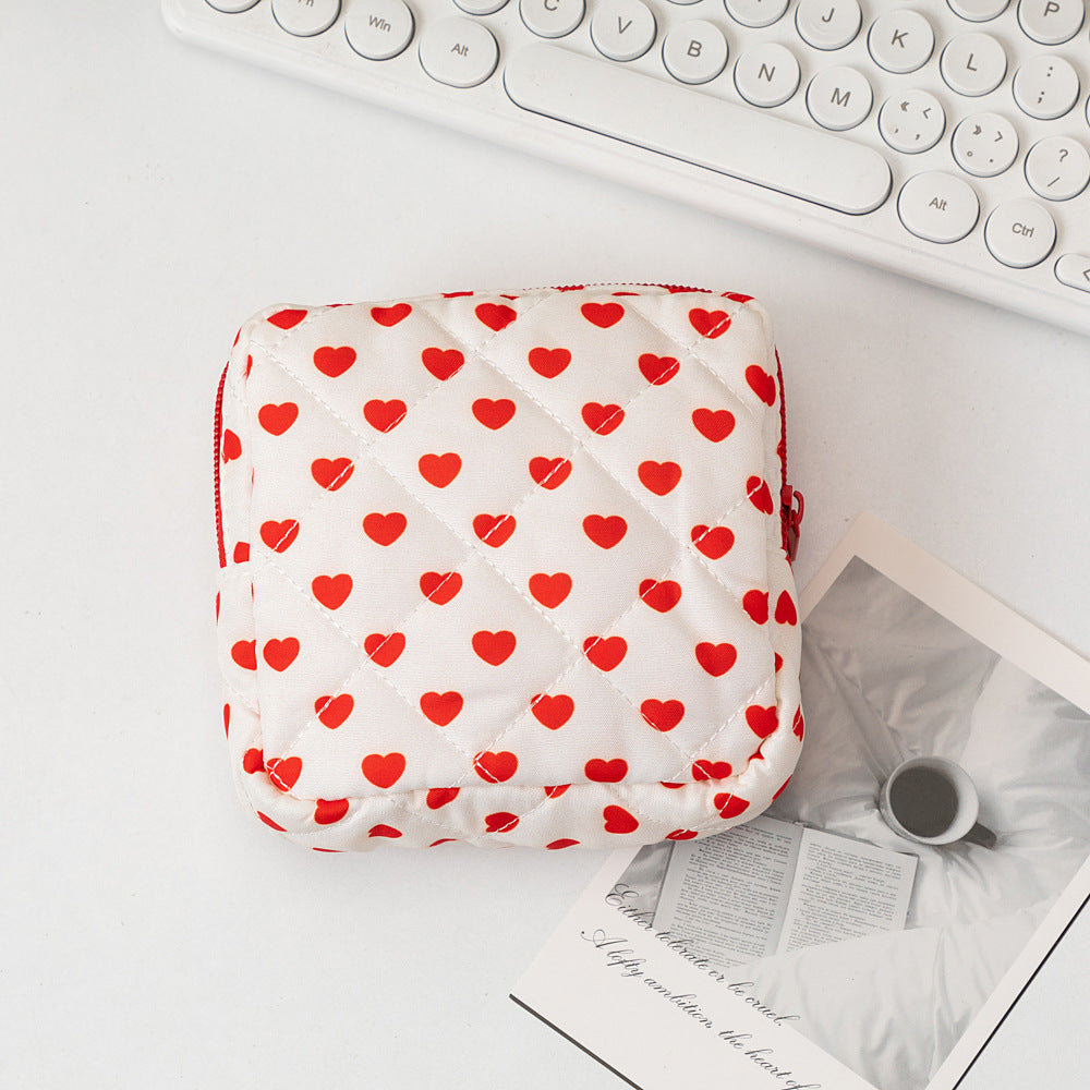 Sweet Heart Print Travel Mini - DippedShop Wholesale - #3523