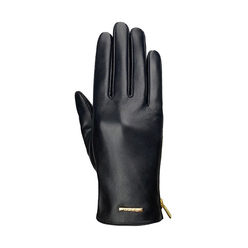 Leather Fleece Lined Gloves - DippedShop Wholesale - #3267