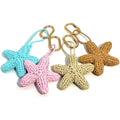 Cute Handmade Raffia Starfish Keychain Bag Charm MK2ZCAS6W10BBC47