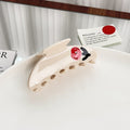Creamy Rose Acetate Hair Claw Clip MK2PPM6W6HCP338