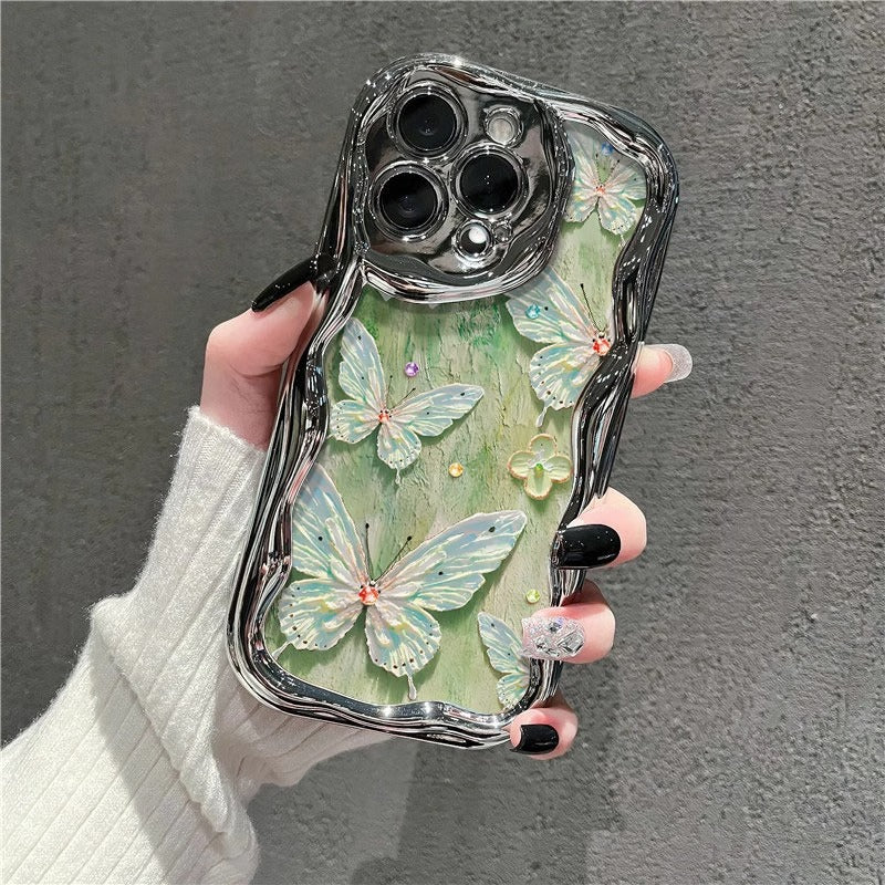 Butterfly Electroplated Phone Case - DippedShop Wholesale - #7603