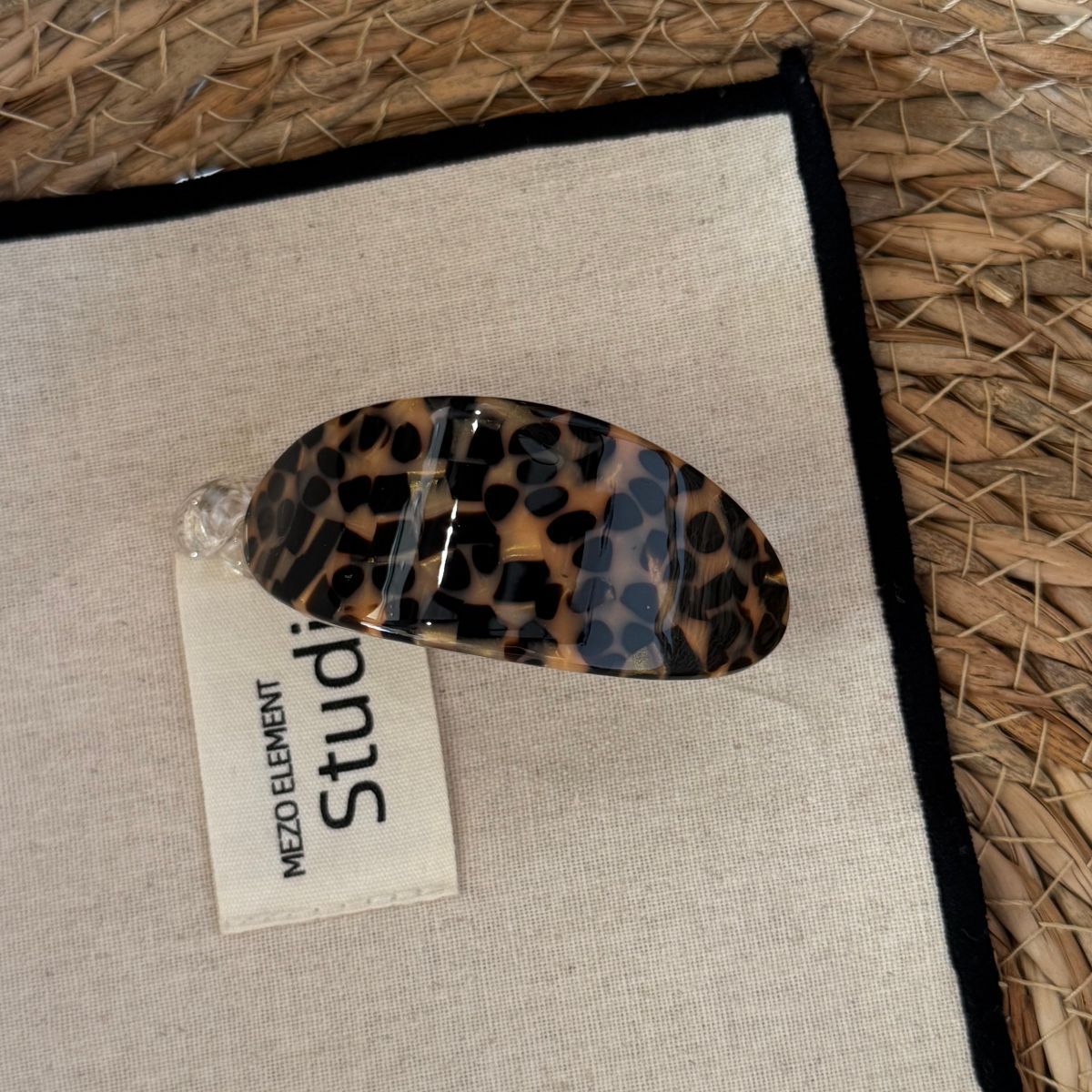 Fashion Tortoise Shell Banana Hair Clip 6W6HCP1674