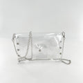 Fashion Clear PVC Envelope Clutch Shoulder Bag 6W10BBG2119