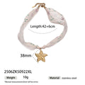Lace Starfish Pendant Necklace - DippedShop Wholesale - #9731