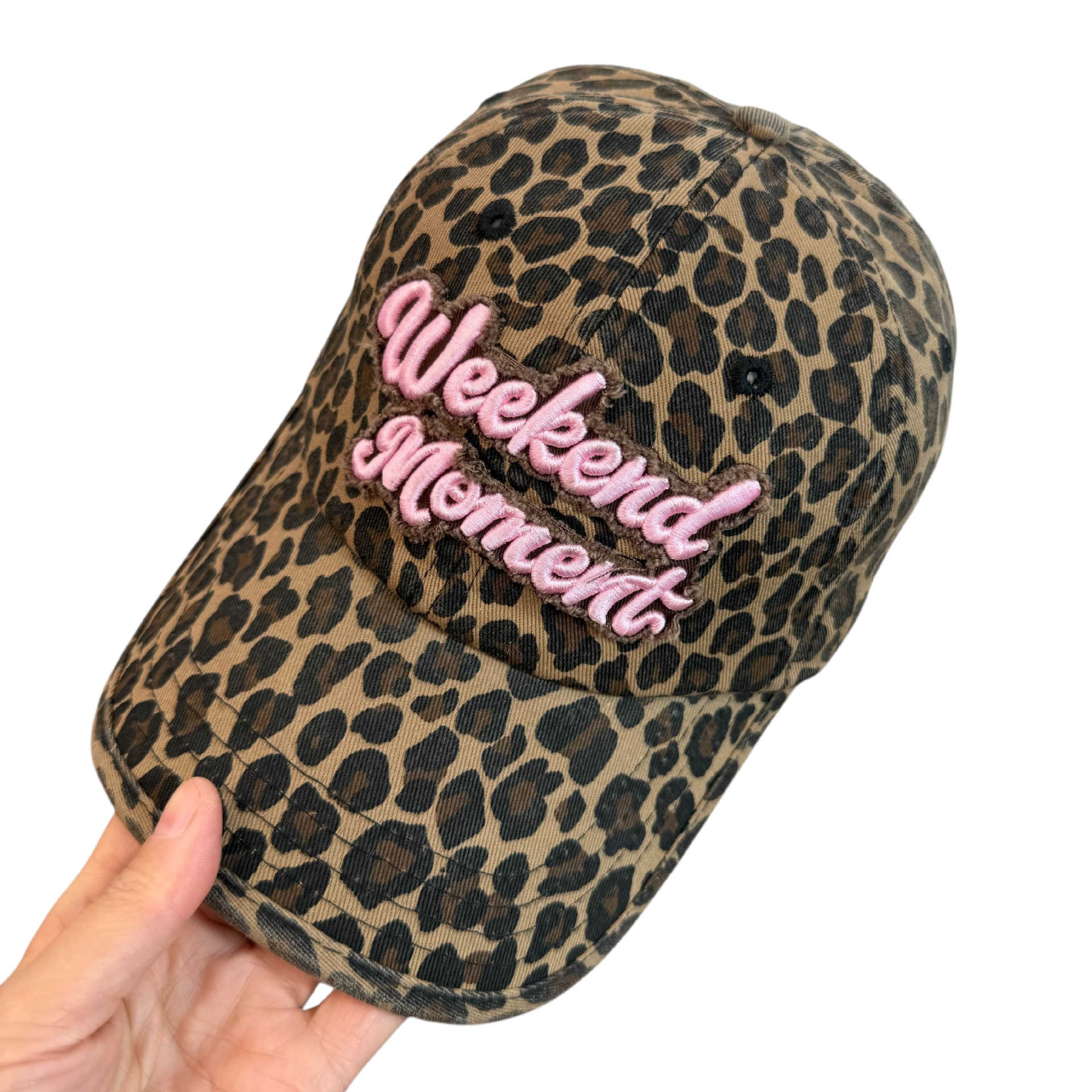 Trendy Leopard Print Letter Embroidered Baseball Cap MK2BW6W6HAT85