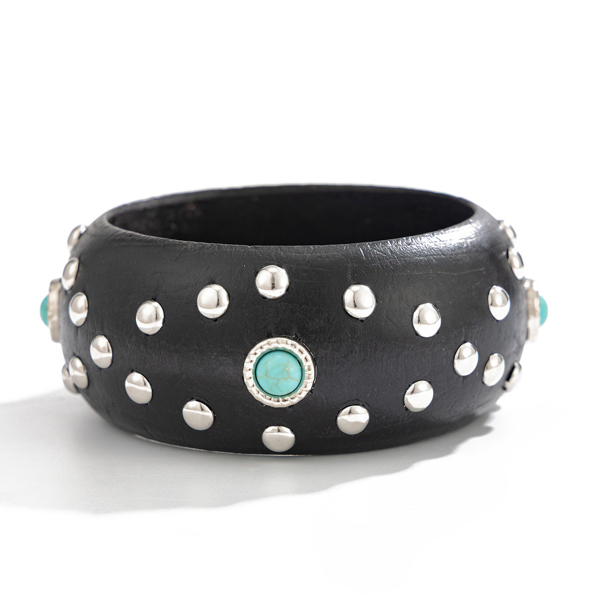 Punk Style Studded Wooden Wide - DippedShop Wholesale - #8419