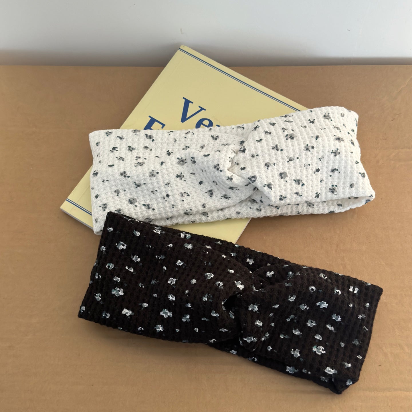 Floral Print Wide Headband - DippedShop Wholesale - #4659