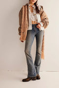 Stand Collar Button Cardigan - DippedShop Wholesale - #7827