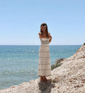 Hollow Out Knit Swim Cover Up - DippedShop Wholesale - #6387