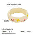 Apple Pattern Enamel Ring - DippedShop Wholesale - #3475
