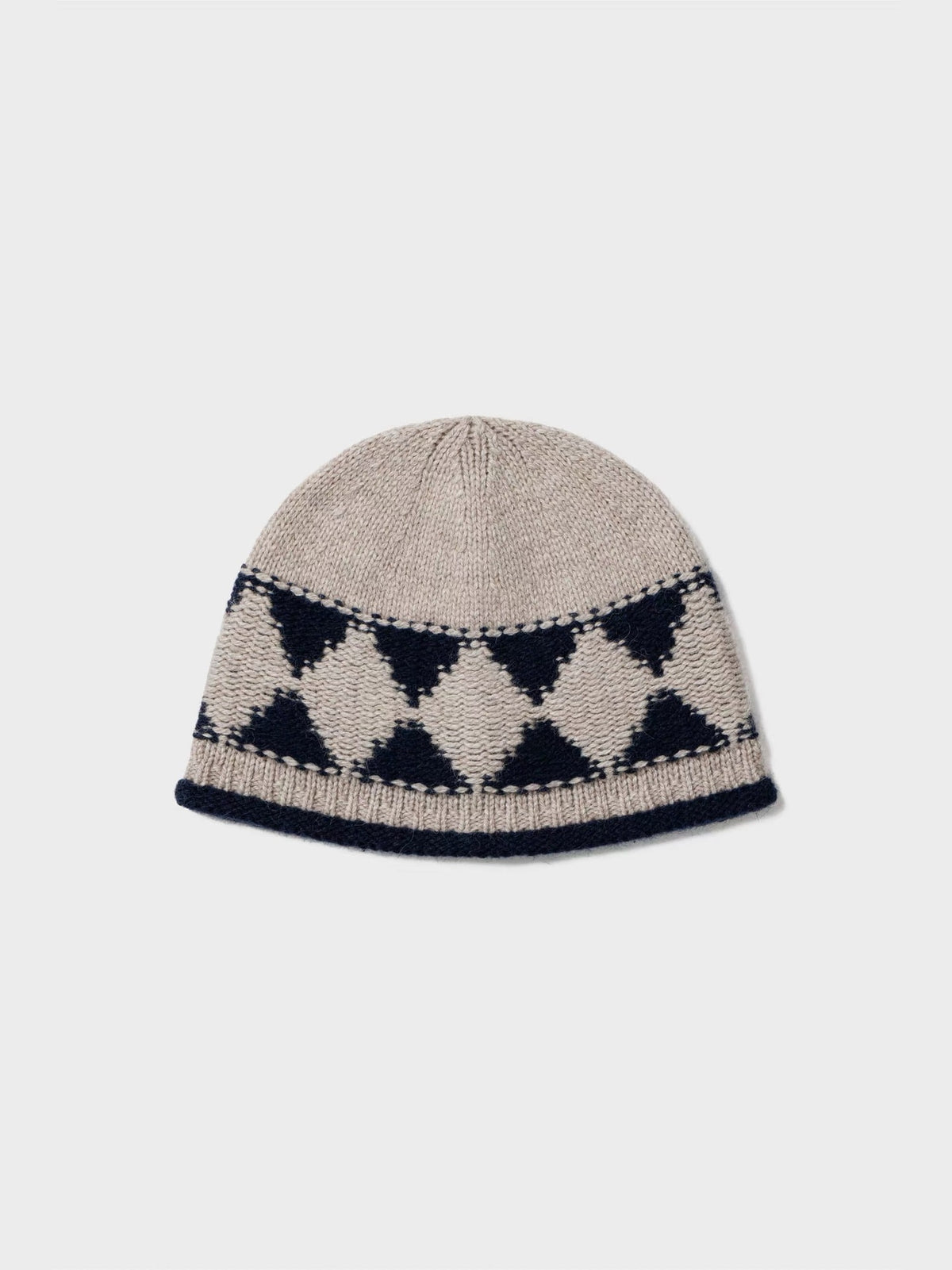 Diamond Jacquard Knit Beanie - DippedShop Wholesale - #2867