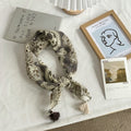 Stylish Floral Print Tassel Lightweight Silk Scarf MK2BLW6W6NSI60