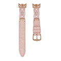 Stylish Heart Star Rhinestones PU Watch Band 6JWA117