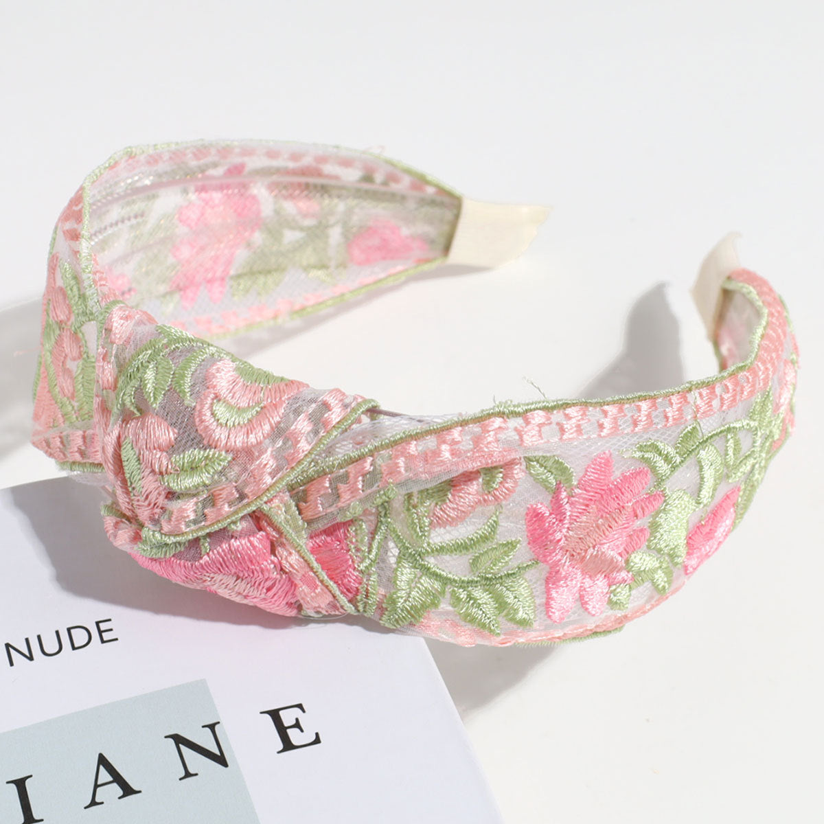 Sweet Floral Embroidery Non Slip Headband MK2PIM6W6HBD79
