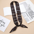 Cute Polka Dots Beaded Decor Silk Scarf 6W6NSI214