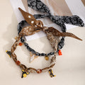 Cowboy Enamel Scarf Necklace - DippedShop Wholesale - #8803