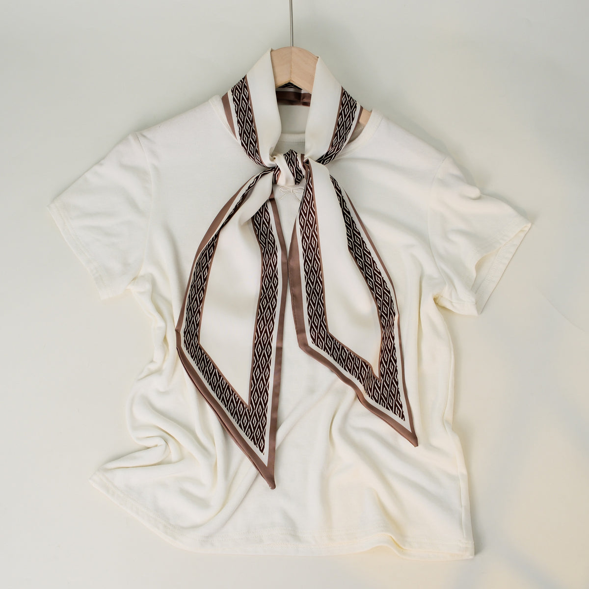 Striped Silk Scarf - DippedShop Wholesale - #0499