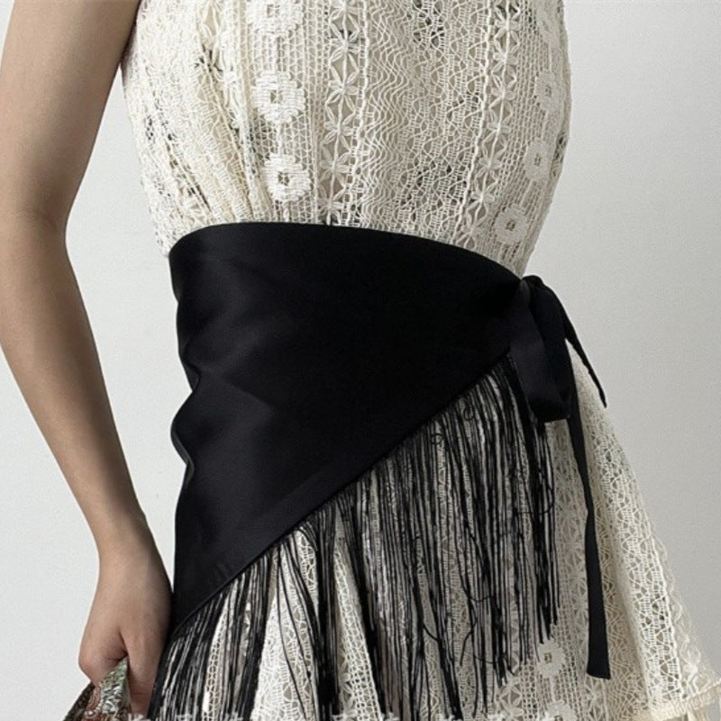 Bohemian Jacquard Triangle Waist Wrap Hip Scarf MK2BW6W1SL12