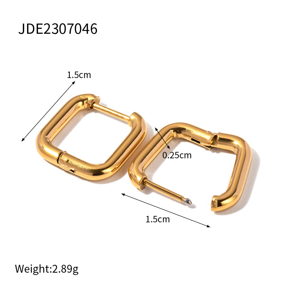 Heart Hoop Earrings - DippedShop Wholesale - #2899