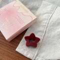 Minimalist Solid Color Hollow Star Hair Clip 8AS6HCP390L