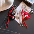 Creative Cat Pendant Rope Braided Bag Charm 6W10BBC369