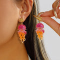 Shell Tassel Drop Earrings - DippedShop Wholesale - #5363