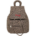 Vintage Leopard Print Letters Embroideries Backpack 6S10BBG1428