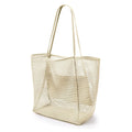 Trendy Hollow Out Mesh Beach Shoulder Bag 8BW6BOB81L